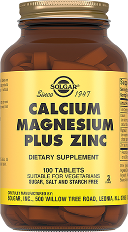 solgar calcium magnesium plus zinc