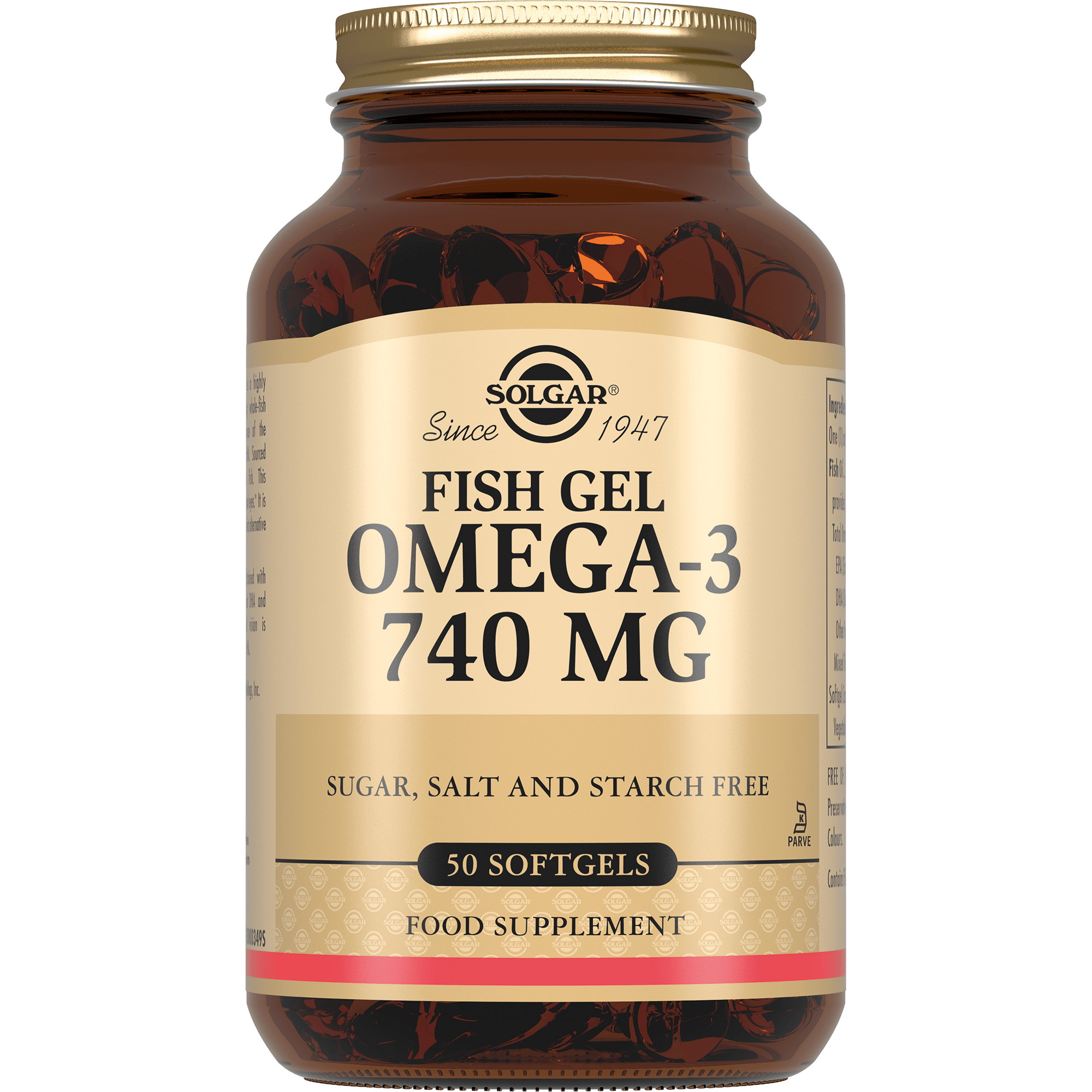 Рыбий жир Омега-3 740 мг | Solgar - полезные свойства, инструкция по .