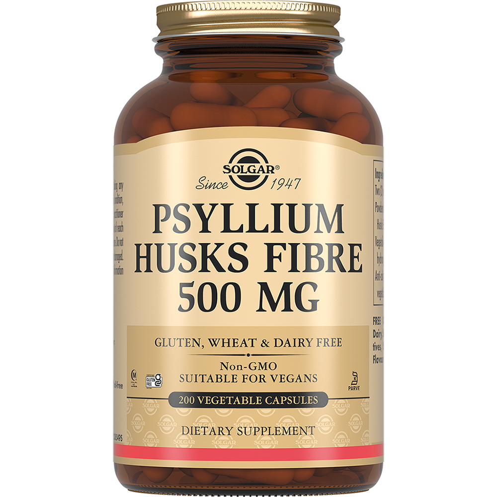 Псиллиум, пищевые волокна капсулы 500 мг  